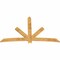 Ekena Millwork Alberta Rough Sawn Timber Gable Bracket, Western Red Cedar, 96"W x 60"H x 2"D x 6"F, 15/12 Pitch GBW096X60X0206ALB00RWR - alternate 2